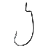 Offset Triangular Point Curved Shank Worm Hook (Soft Bait Hook)
