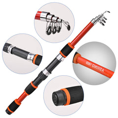 Portable Telescopic Fishing Rod Combo