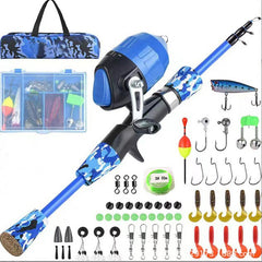 Kids' Portable Fishing Rod Kit