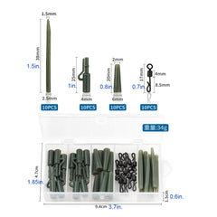 40 pieces Carp Fishing Accessories Kit with Case