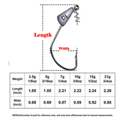 Weighted Swimbait Hook*10pcs