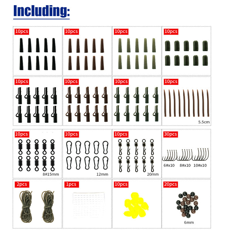 173 Pieces Accessories Kit with Adjustable Storage Case