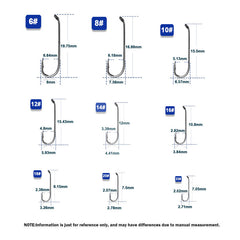 High-Carbon Steel Curved Shank Small Fly Hook