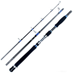 3-piece Portable Saltwater Fishing Boat Trolling Rod