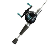 Punk-style Silver Casting Fishing Rod Combos