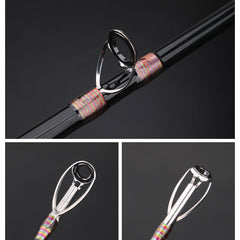 3-piece Portable Saltwater Boat Pole Trolling Rod