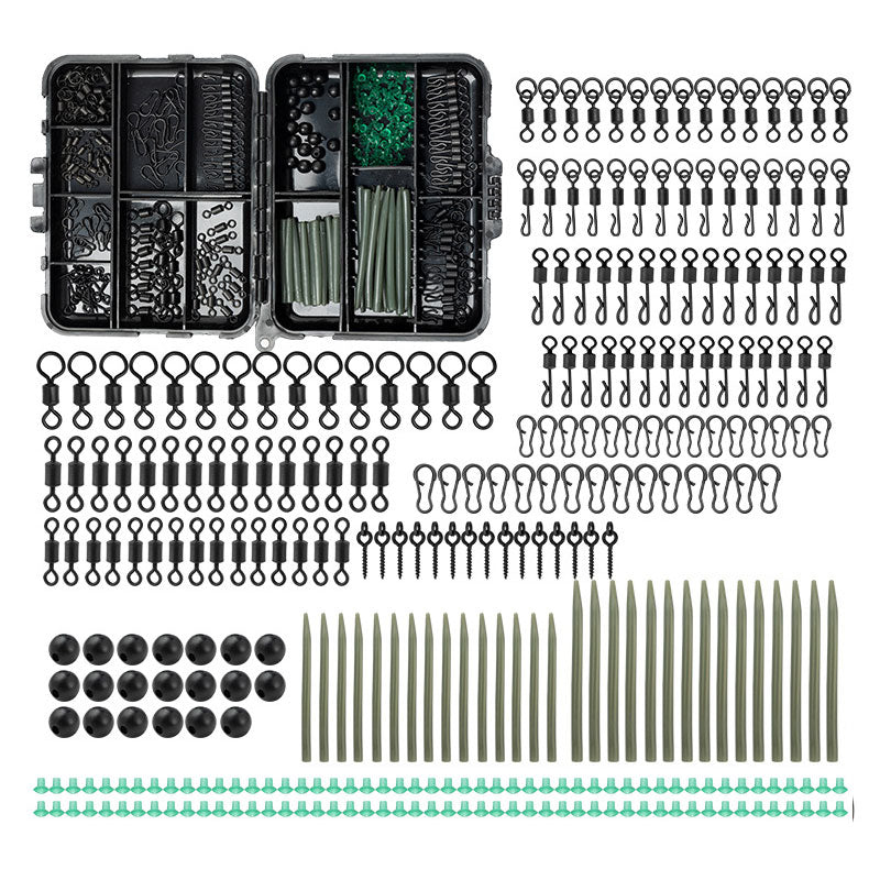 300-Piece Fishing Rig Accessories Kit with Case | Best for Big Game & Carp Anglers