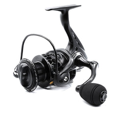 Black Metal Spinning Reel