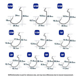 2X Reinforced Wide Belly Offset  Soft Bait Hook