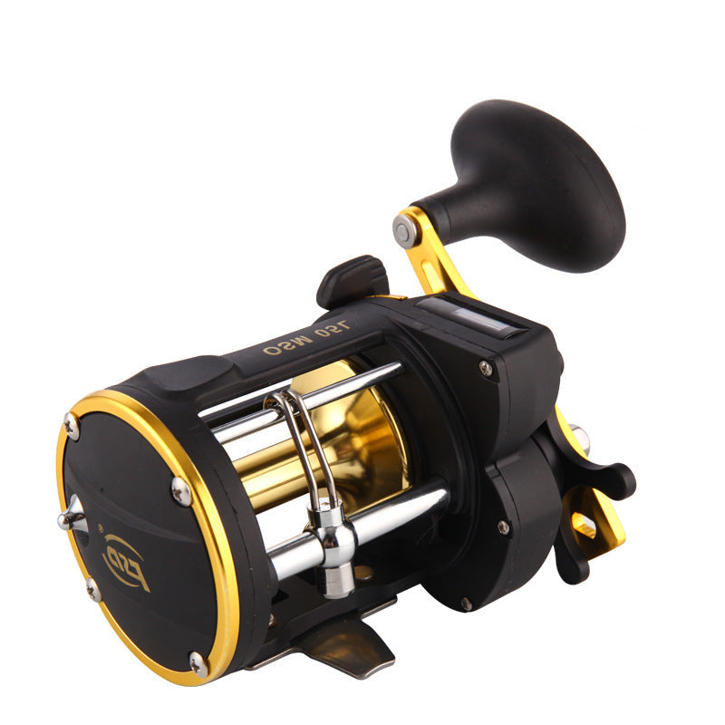 Counter-Equipped Boat Trolling Reel (Saltwater-Ready)