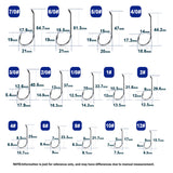 Curved-Handled Long-Shank Double Back-Barb Live Bait Hook