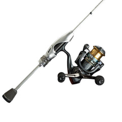 Punk-style Silver Spinning Fishing Rod Combos