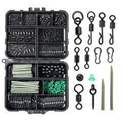 300-Piece Fishing Rig Accessories Kit with Case | Best for Big Game & Carp Anglers