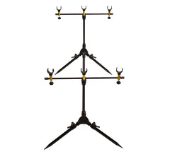 Metal Foldable Fishing Pod +Holders For 3 Rod