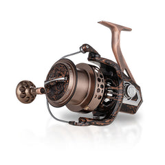 Bronze Finish Saltwater Surf Long-Casting Spinning Reel