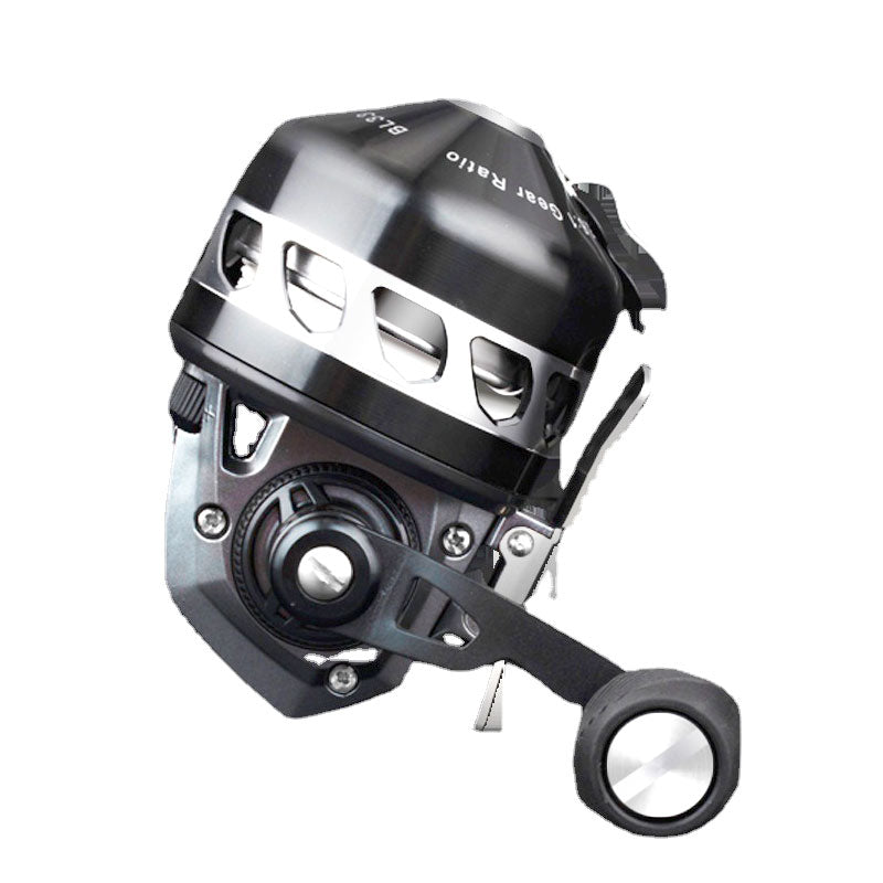 Black-White Enclosed Internal Line Spincasting Reel