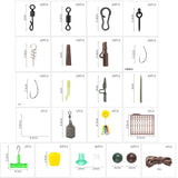 268 pieces Fishing Accessories Kit with Case