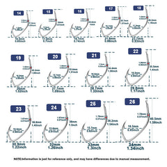 Flat-Top Shank Sea Bass Hook (Flat-Tip)