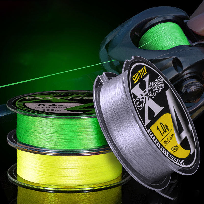4-Strand Long-Casting Braided PE Line丨330yds