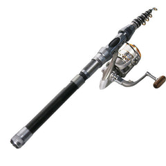 telescopic spinning fishing rod for freshwater & saltwater