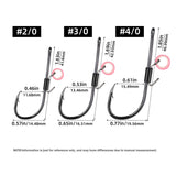 Long-Shank Offset Shrimp Back Live Bait Hook