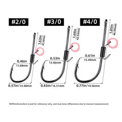 Long-Shank Offset Shrimp Back Live Bait Hook