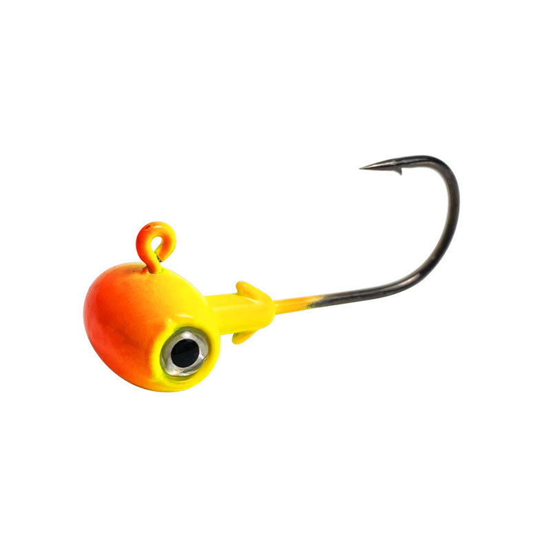 Dual-Colored_3D_Fish_Eyes_Jig_Head-yellow
