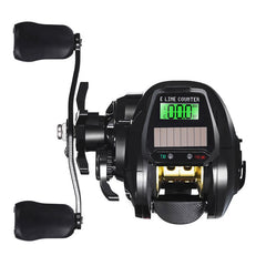 Digital Display USB-Charging Baitcasting Reel (Fresh & Saltwater)