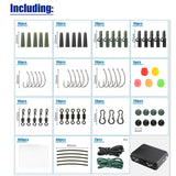 277 Pieces Big Carp Fishing Rig Kit with Case