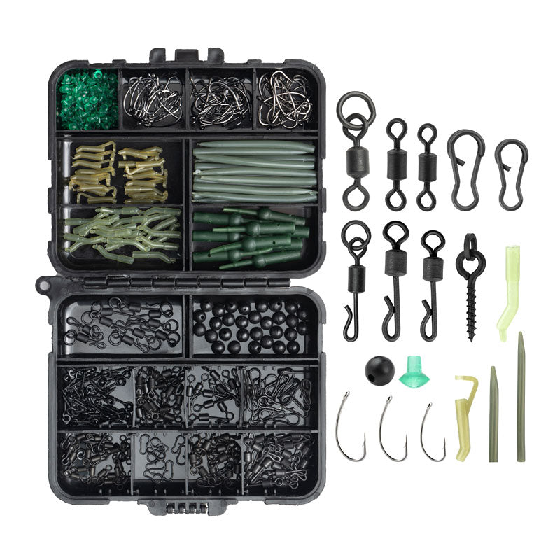 420 Pieces Carp Fishing Rig Accessories Kit with Case | Big Game Ready