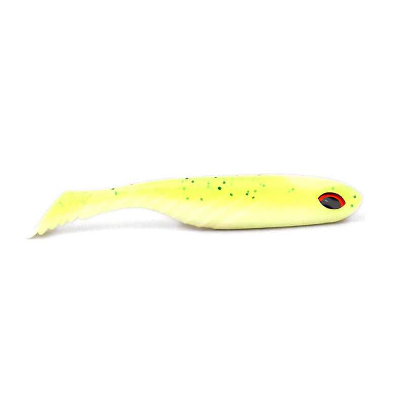  Eco-friendly-Two-Tone_T-Tail_Fish_Shaped_Bait-Yellow