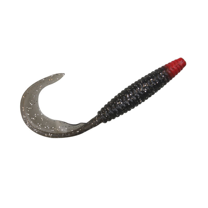 Elongated_Curly_Tail_Grub_Floating_Soft_Bait-black