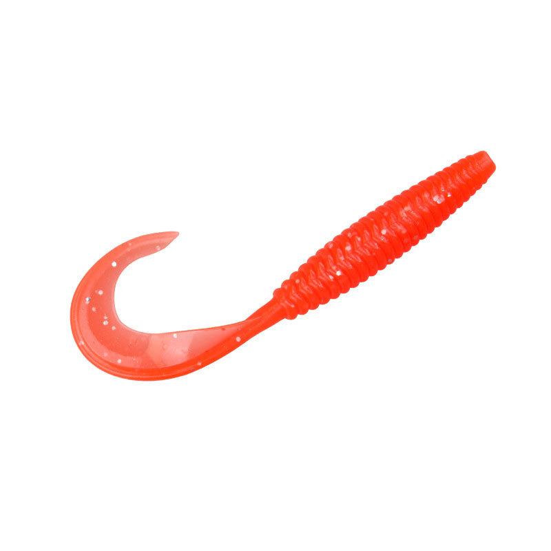 Elongated_Curly_Tail_Grub_Floating_Soft_Bait-orange