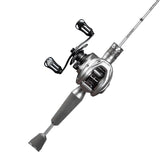 Punk-style Silver Casting Fishing Rod Combos