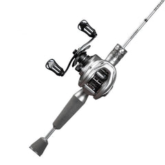 Punk-style Silver Casting Fishing Rod Combos