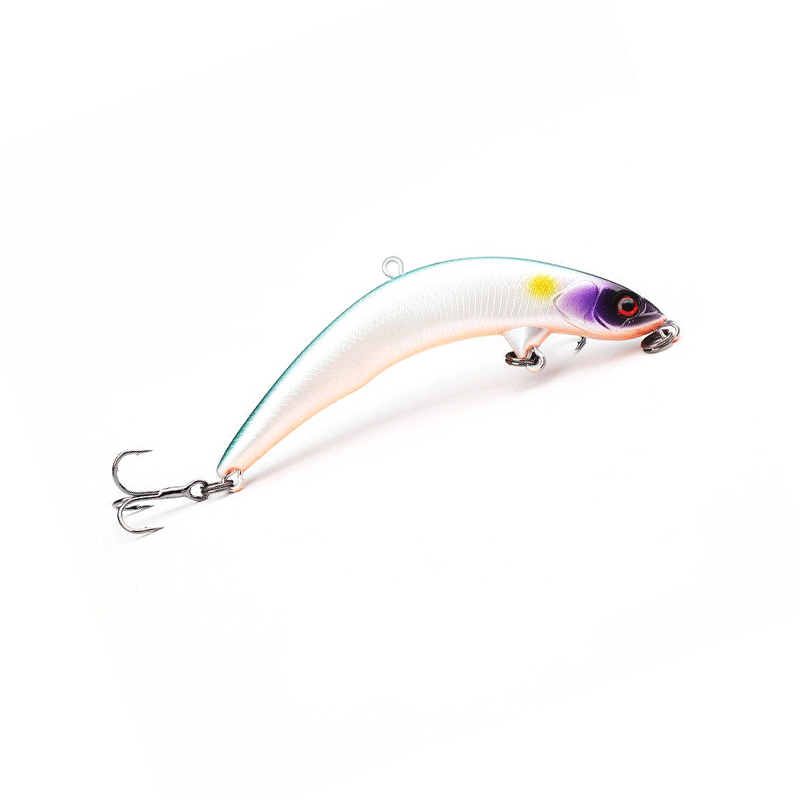 Floating-Arched-topwater-Lure-purple-head