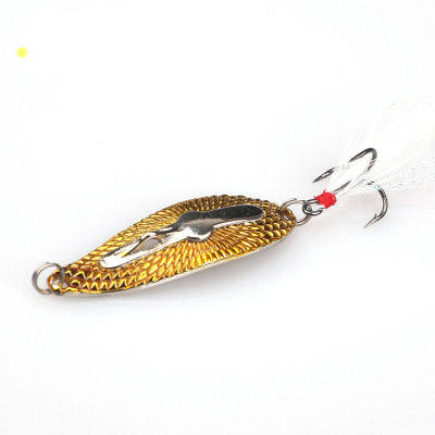 Leech-Imitating_Spinner_Feather_Hook-yellow