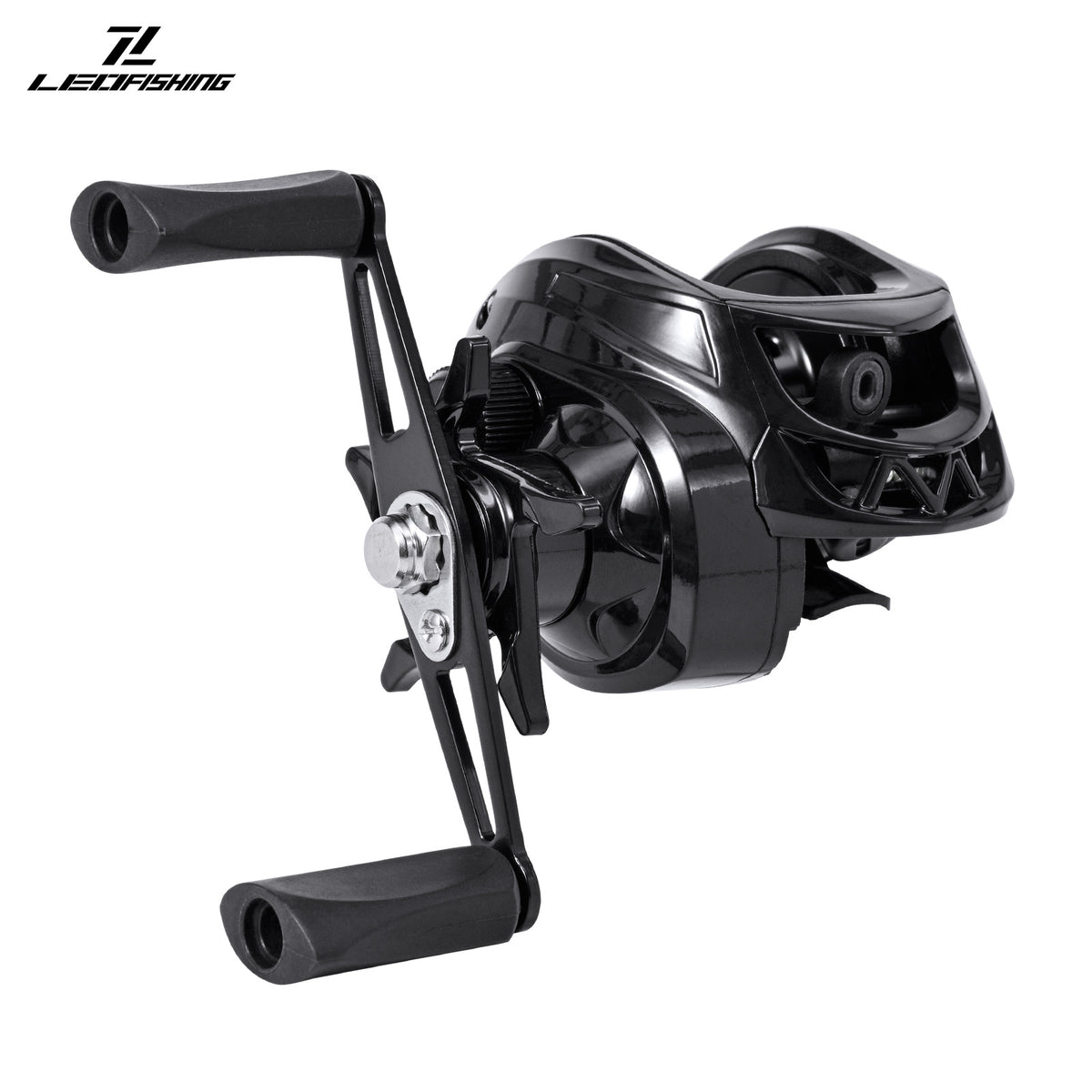 Glossy Black Versatile Baitcasting Reel