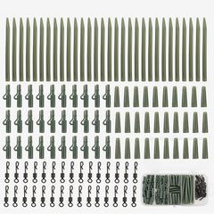 120 Pieces Carp Fishing Rig Accessories Kit