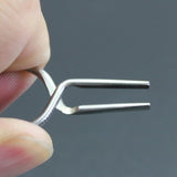 Stainless Steel Hackle Pliers for Fly Tying
