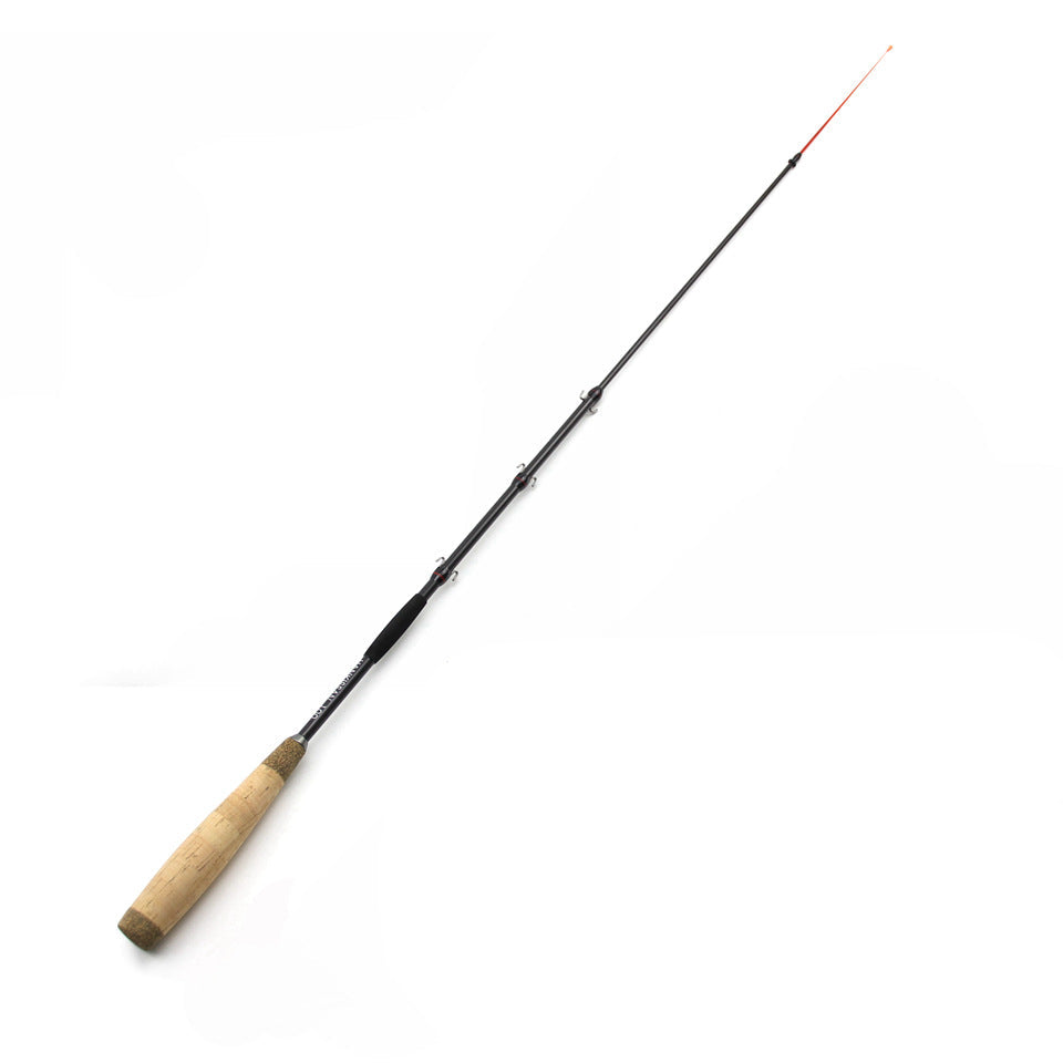 Solid-tip ice fishing rod