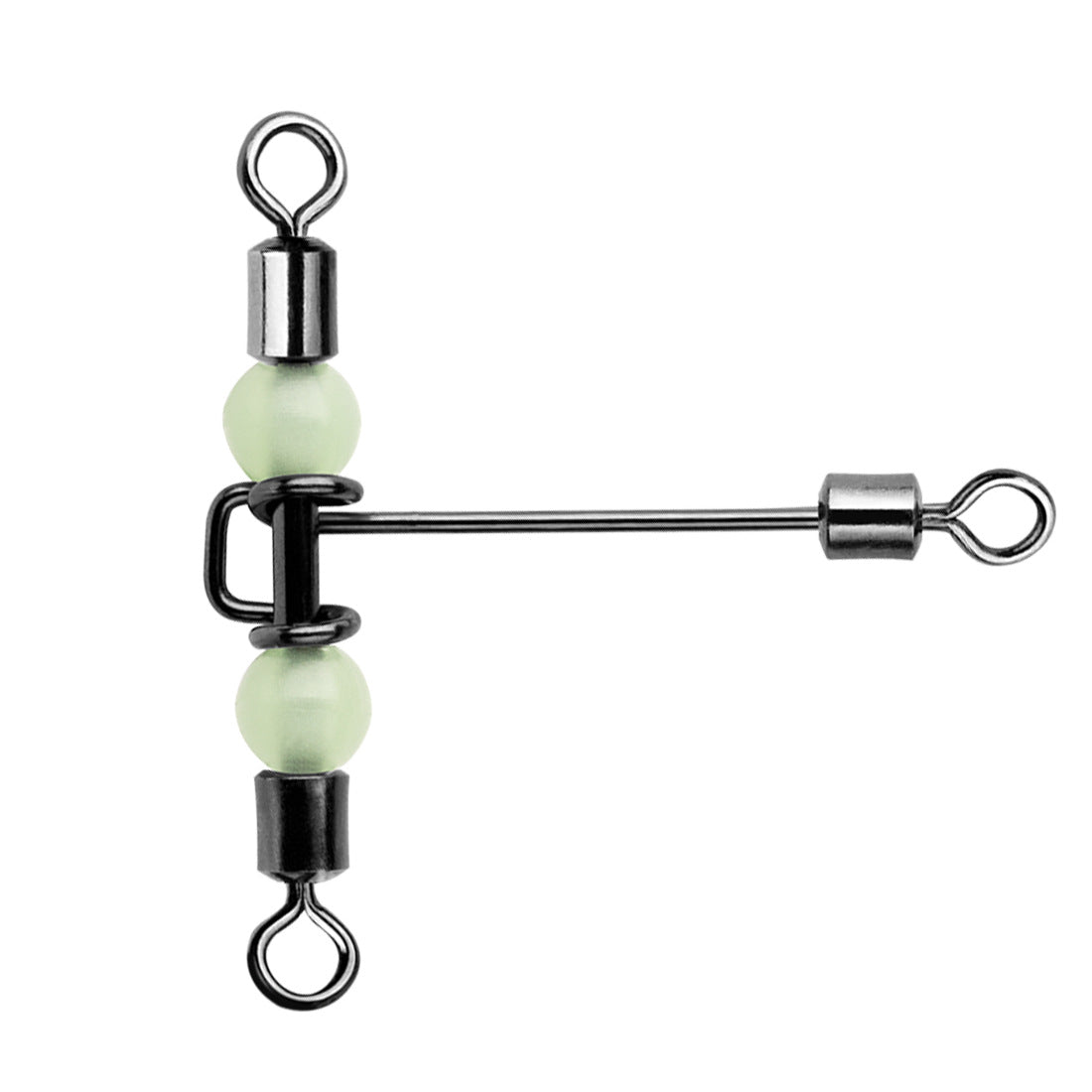 T Turn Glow Bead Swivel