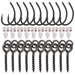 30-Piece Carp Fishing Rig Kit