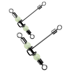 T Turn Glow Bead Swivel
