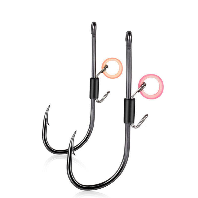 Long-Shank Offset Shrimp Back Live Bait Hook