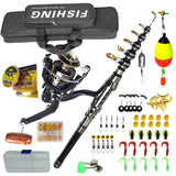 Portable Travel Fishing Rod Combo