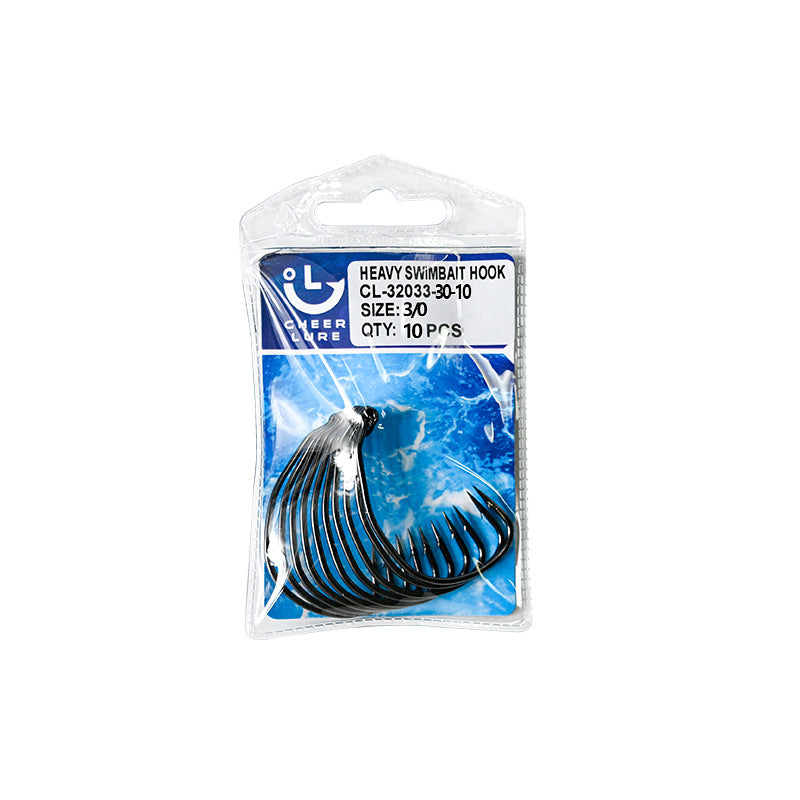 Wide Gap Offset Soft Bait Hook