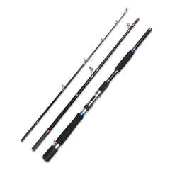 3-piece Portable Saltwater Boat Pole Trolling Rod