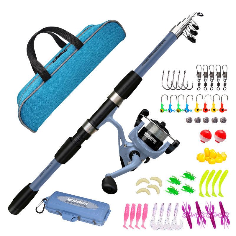Kids' Telescopic Spinning Rod Kit