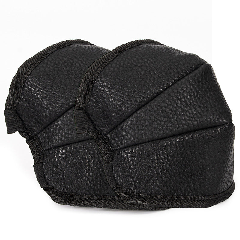 Black Fleece-Lined Knee Pads